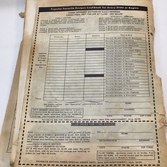 Very vintage Ground Beef Cookbook well used condition - Picture 5 of 5